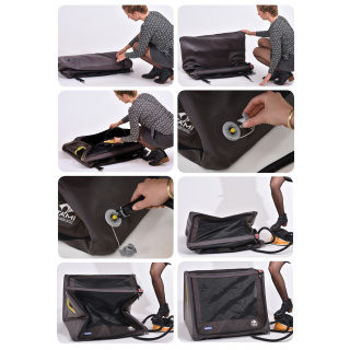 Back-Seat Box TAMI L - Auto & Home inflatable dog box