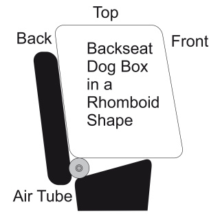 TAMI Backseat L - Auto & Home Hundebox aufblasbar mit Airbagfunktion
