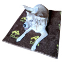 TAMI Hundedecke 54x37cm, passend für TAMI XS Box, Rutschfest, Schadstofffrei, Anti-Allergen